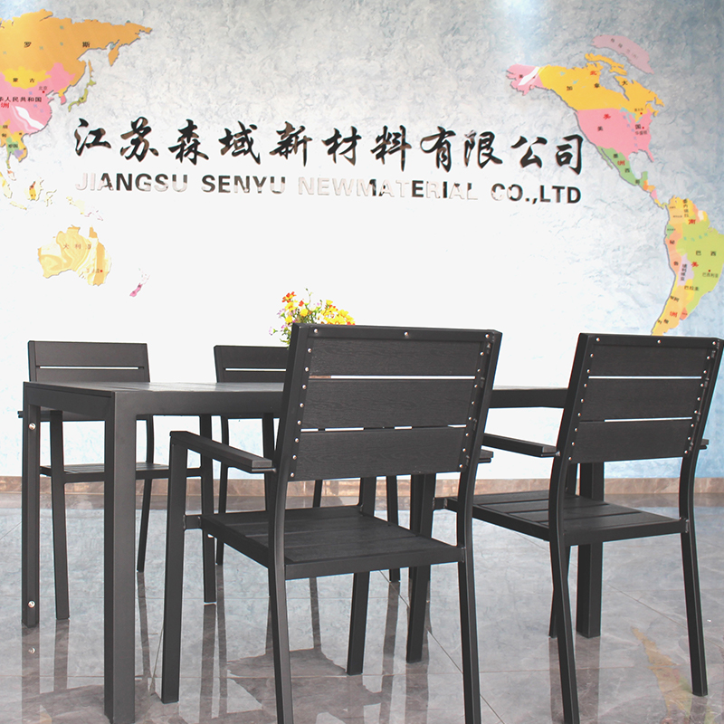 Juegos de mesa WPC duraderos en dos estilos